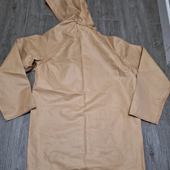 JORDACHE Rain Coat Woman size M Vintage 70's-80's Western Horse Logo - Picture 3 of 8